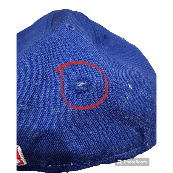 Chicago Cubs Vintage New Era Fitted Hat Sz 7 1/8 59FIFTY USA Pro Model - Picture 4 of 6